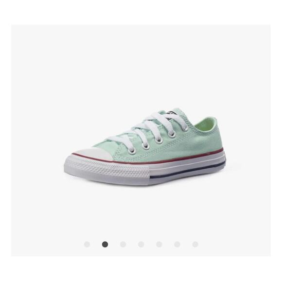 Unisex Kids Aqua Chuck Taylor All Star Oxford Converse Shoes Size US 12 - Picture 1 of 10